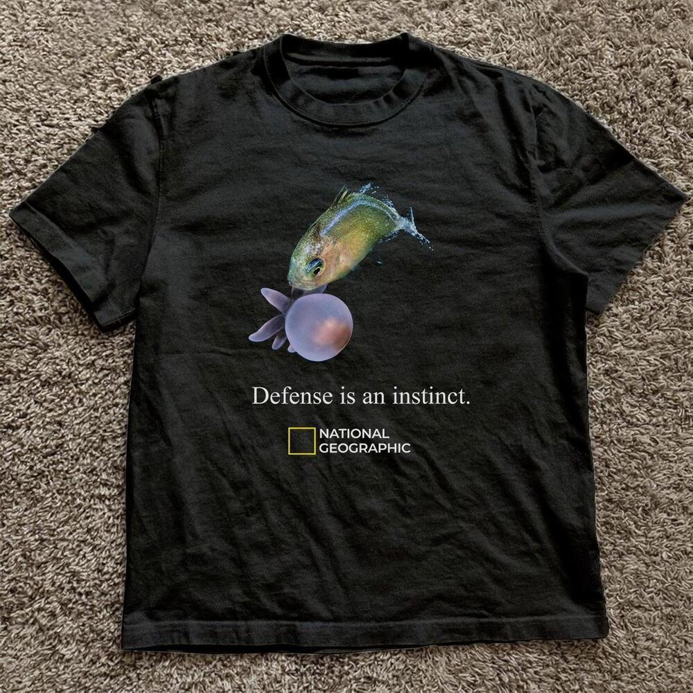 National Geographic defense Is An Instinct T-Shirt
